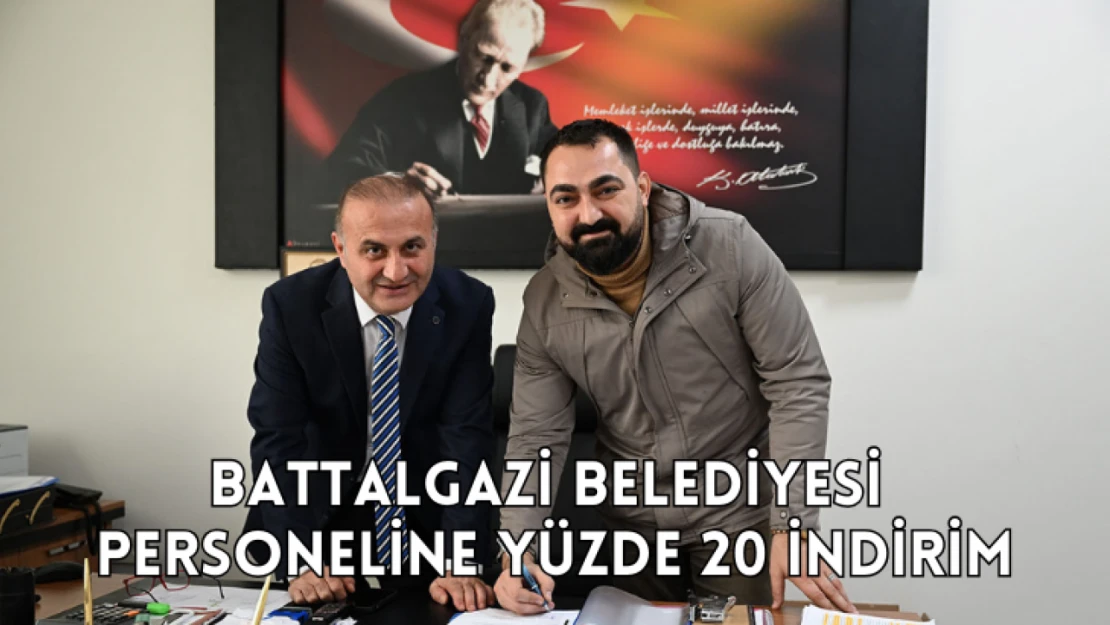 Battalgazi Belediyesi personeline yüzde 20 indirim