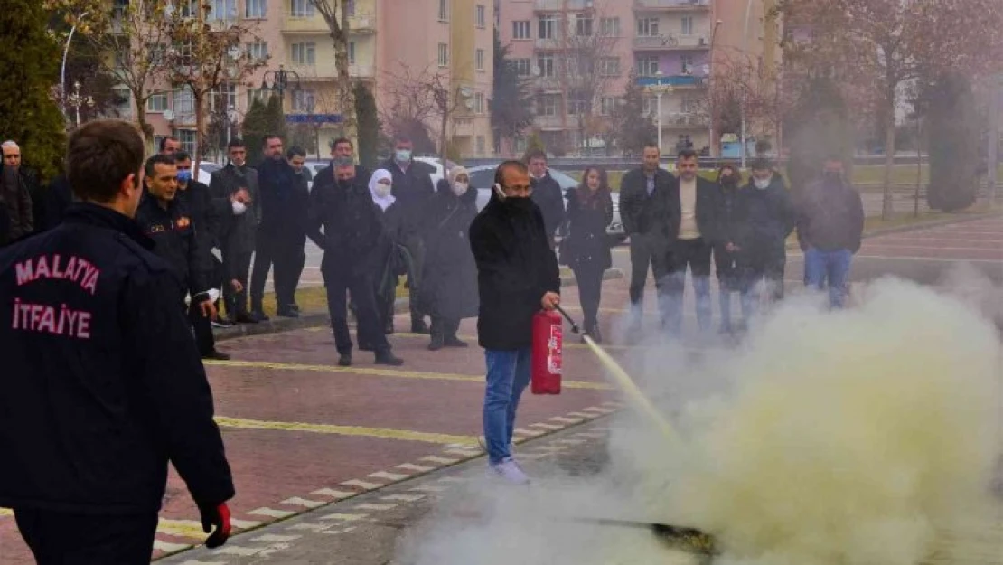 BELSOS Personellerine yangın eğitimi verildi