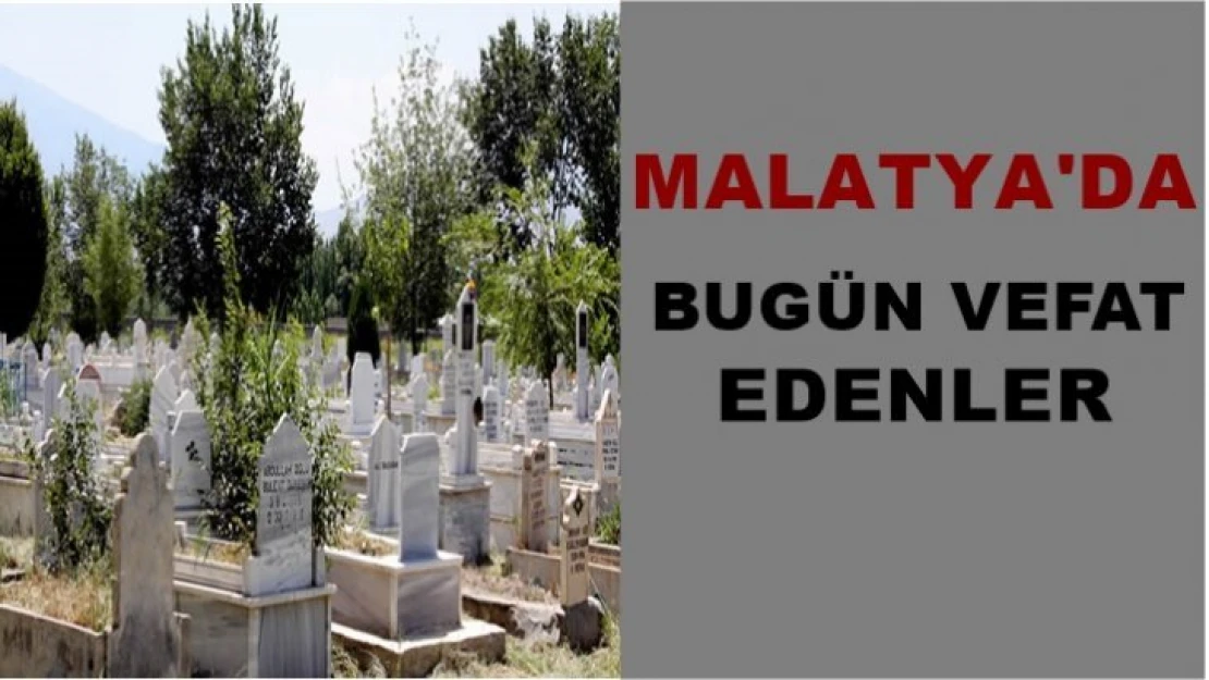 Bugün Vefat Edenler