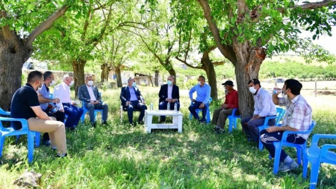 Çakır ve Çınar'dan kırsal mahallelere ziyaret