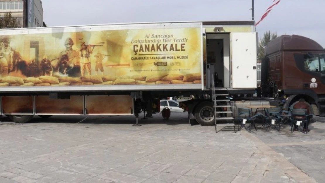 Çanakkale Savaşları Mobil Müzesi'ne ilgi