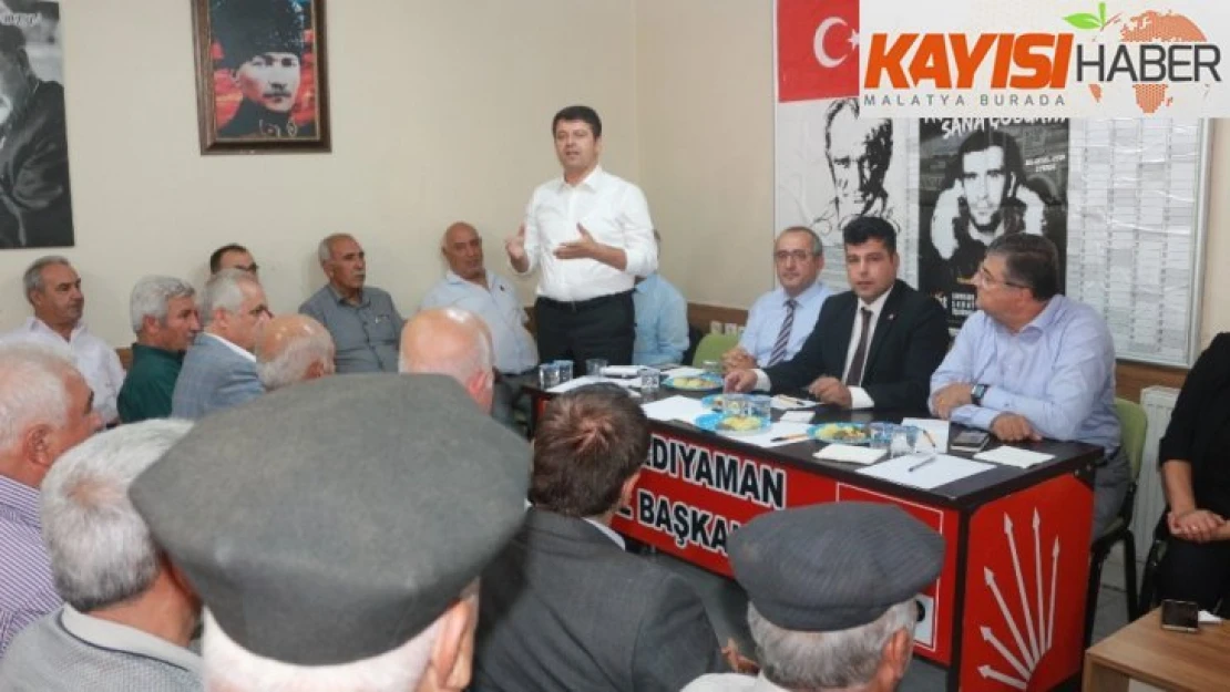 CHP milletvekilleri parti üyeleriyle bir araya geldi