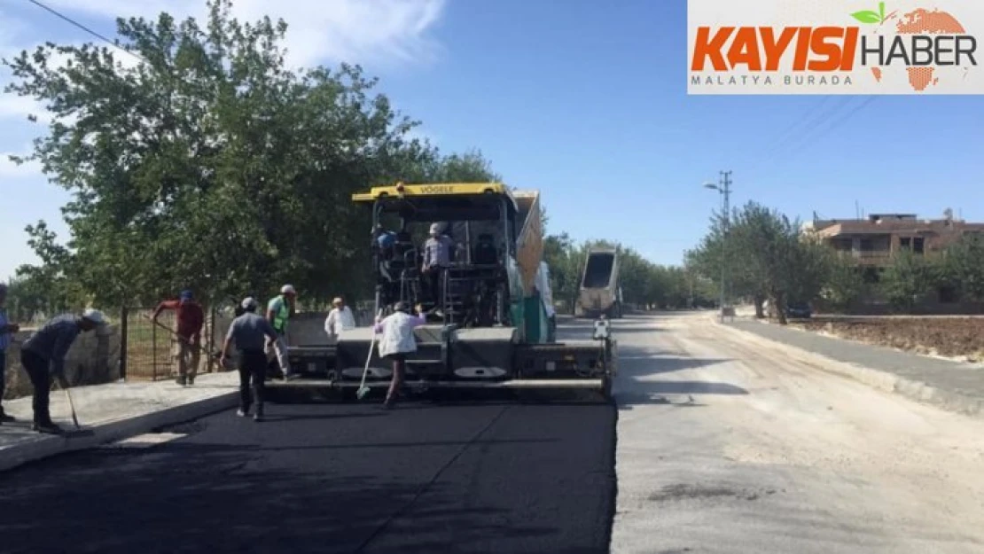 Dede Yolu'nda aşınan yollar asfaltlanıyor