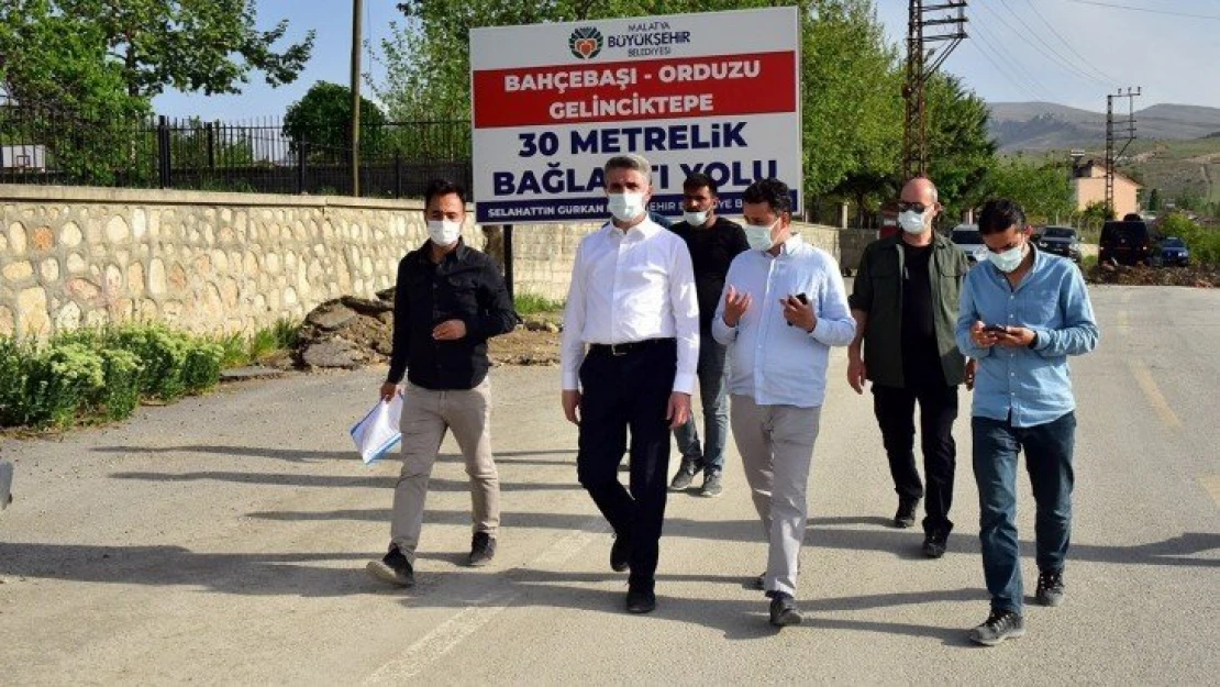 Deprem konutları için yol bağlantısı