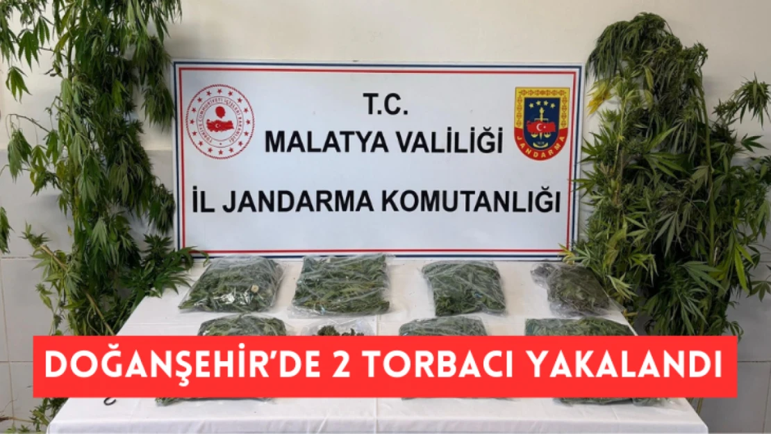 Doğanşehir'de 2 torbacı yakalandı