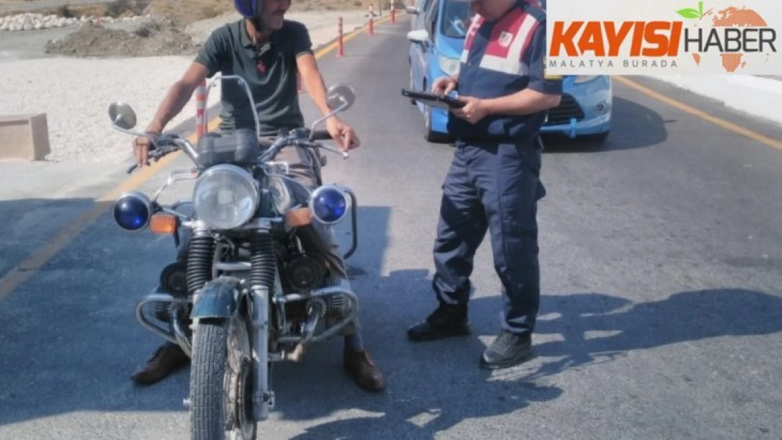 Elazığ'da 117 motosiklet denetlendi, 11'ine işlem yapıldı