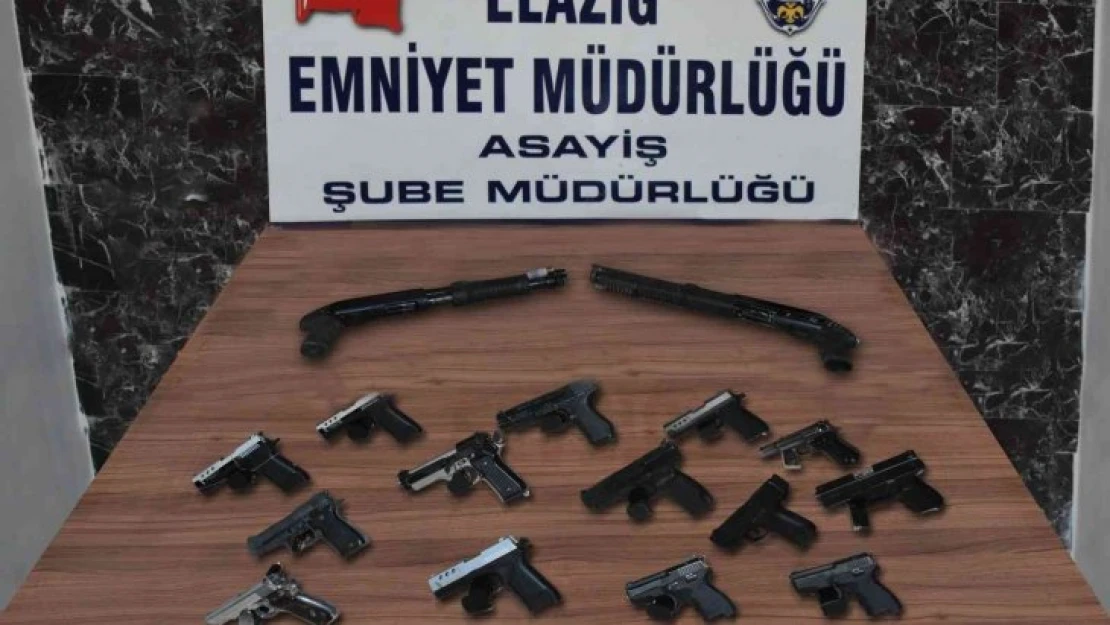 Elazığ'da asayiş ve şok uygulamaları: 124 kişi yakalandı