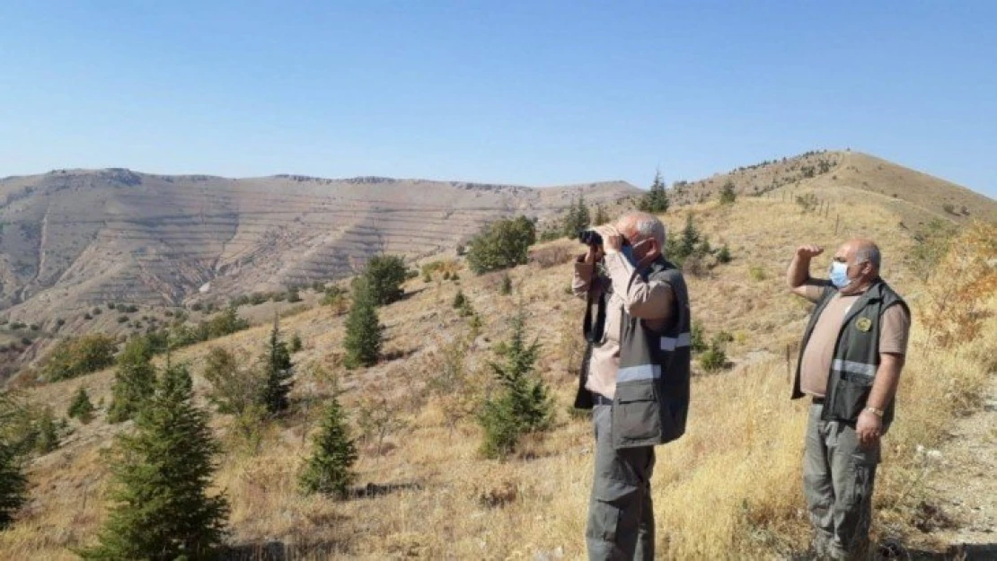 Elazığ'da av denetimi 3 şahsa yasal işlem yapıldı