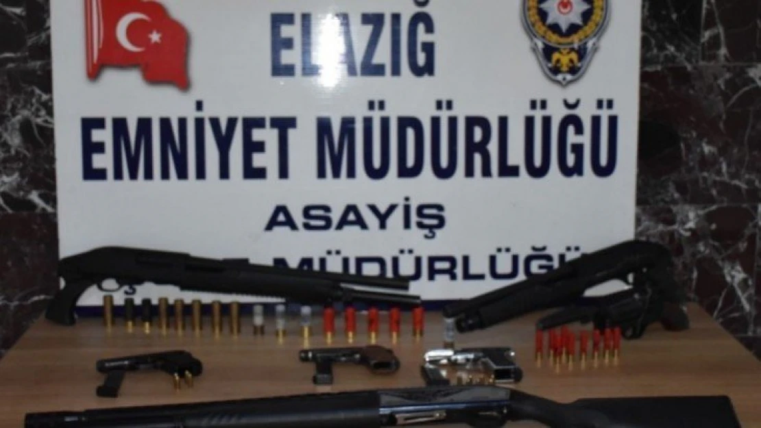 Elazığ'da çeşitli suçlardan aranan 21 şüpheli tutuklandı