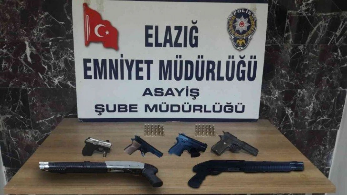 Elazığ'da haklarında arama kararı bulunan 97 kişi yakalandı