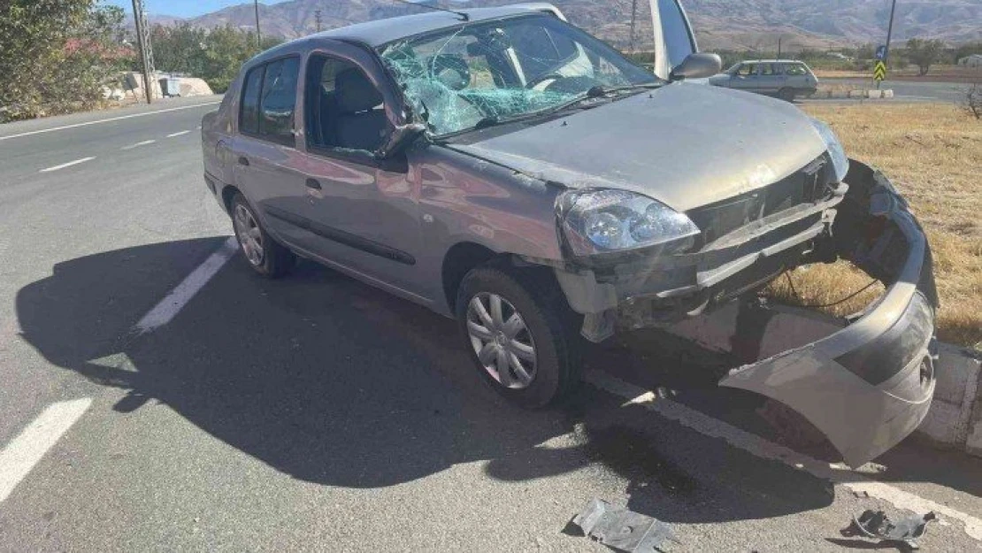 Elazığ'da trafik kazası: 1 yaralı