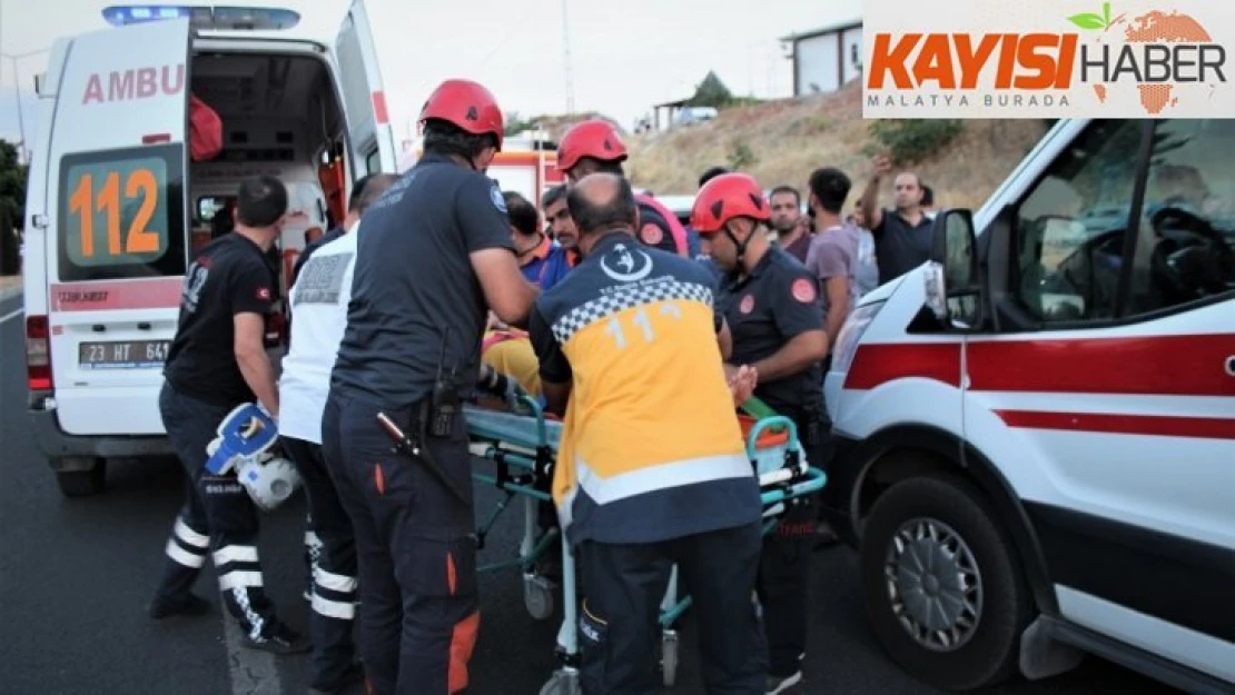 Elazığ'da trafik kazası: 8 yaralı