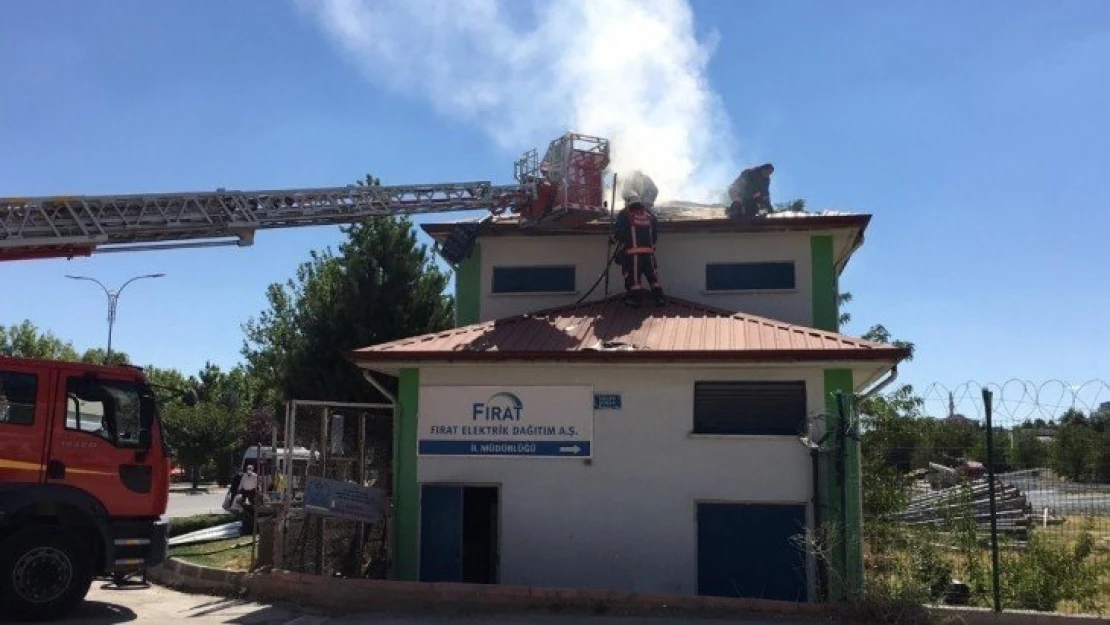 Elazığ'da trafo merkezinde yangın