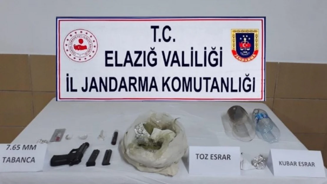 Elazığ'da uyuşturucu operasyonu:1 şüpheli yakalandı