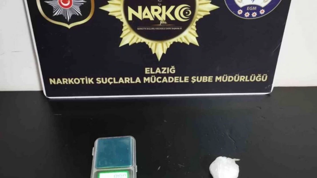 Elazığ'da uyuşturucuyla mücadele çalışmaları: 2 tutuklama