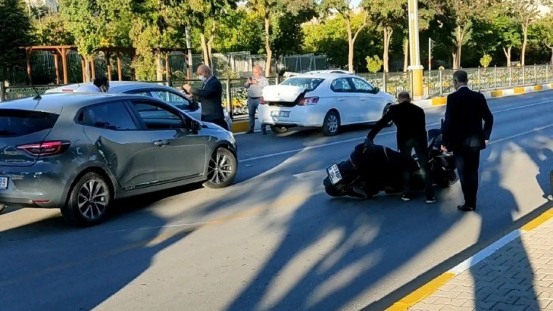 Elazığ'da zincirleme trafik kazası: 1 yaralı