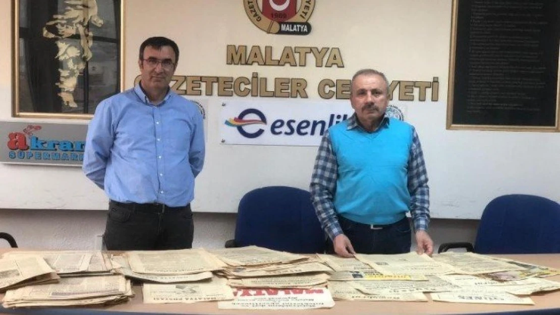 Eski başkanın arşivi Malatya'nın 20 yılına ışık tutacak