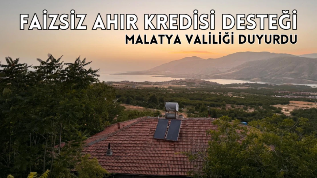 Faizsiz Ahır Kredisi Desteği Başladı