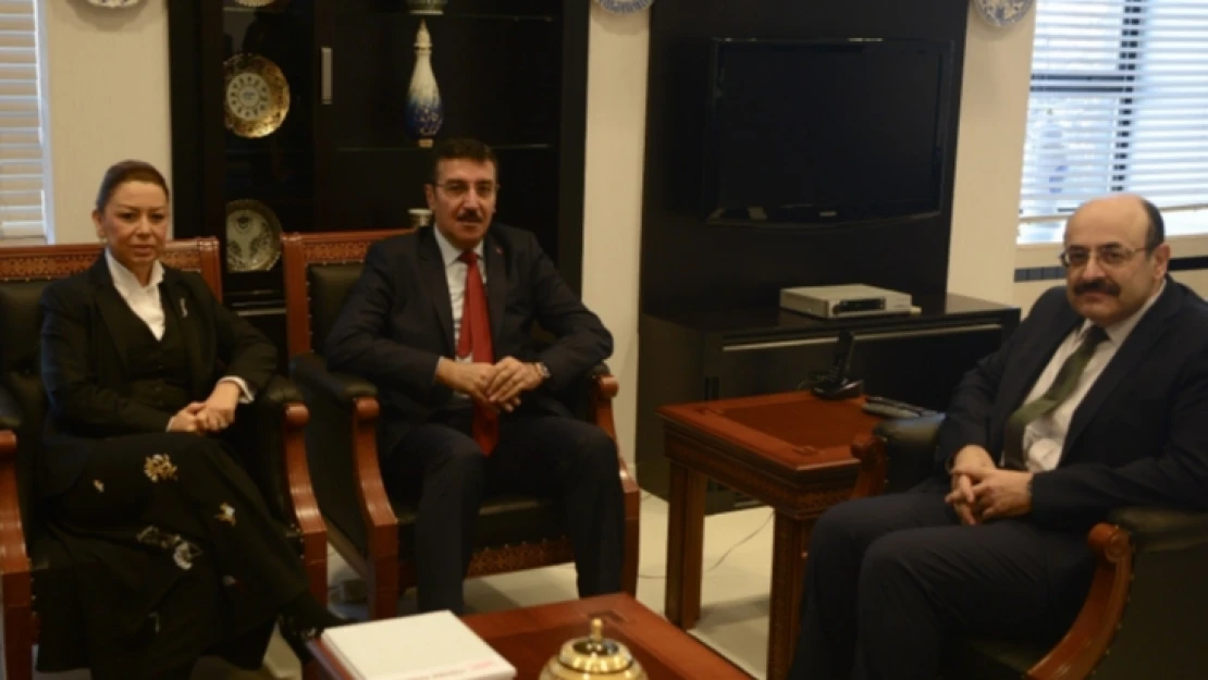 Bakan Tüfenkci, YÖK Başkanı Saraç'la görüştü