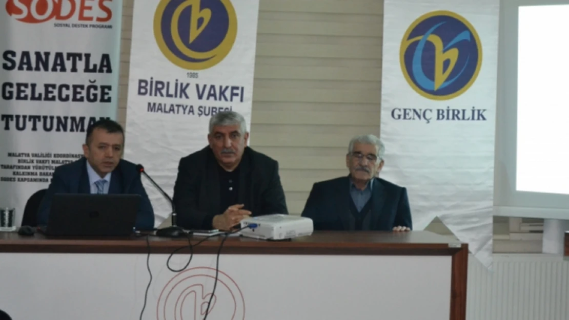 Malatya Birlik Vakfında 'Ağrı hissi' semineri