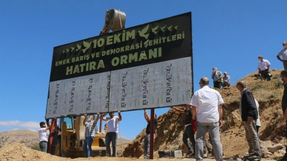 Hekimhan'da Hatıra Ormanı'nın açılışı yapıldı