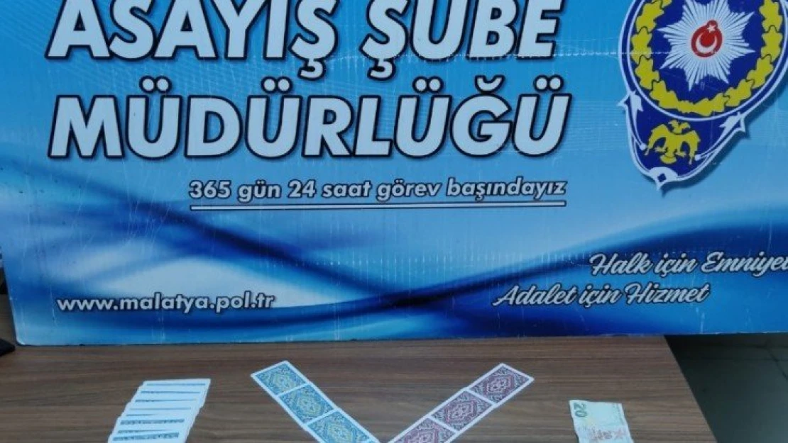 Malatya'da kumar baskını