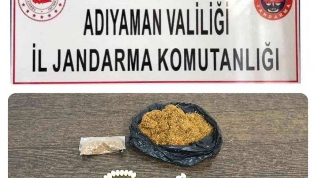 Jandarma uyuşturucu madde ele geçirdi