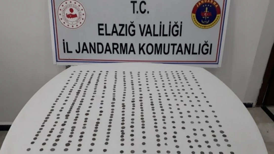 Jandarmanın ele geçirdiği 460 sikke bin 500 yıllık çıktı