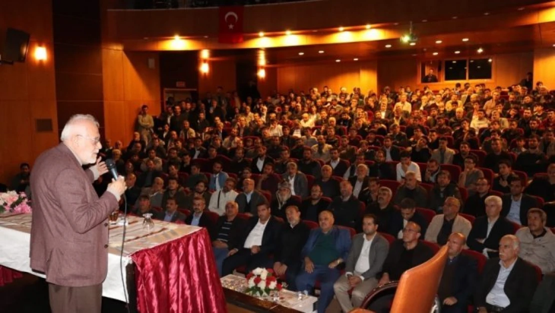 Kahta'da 'Dünden Bugüne Müslümanlar' konferansı düzenlendi