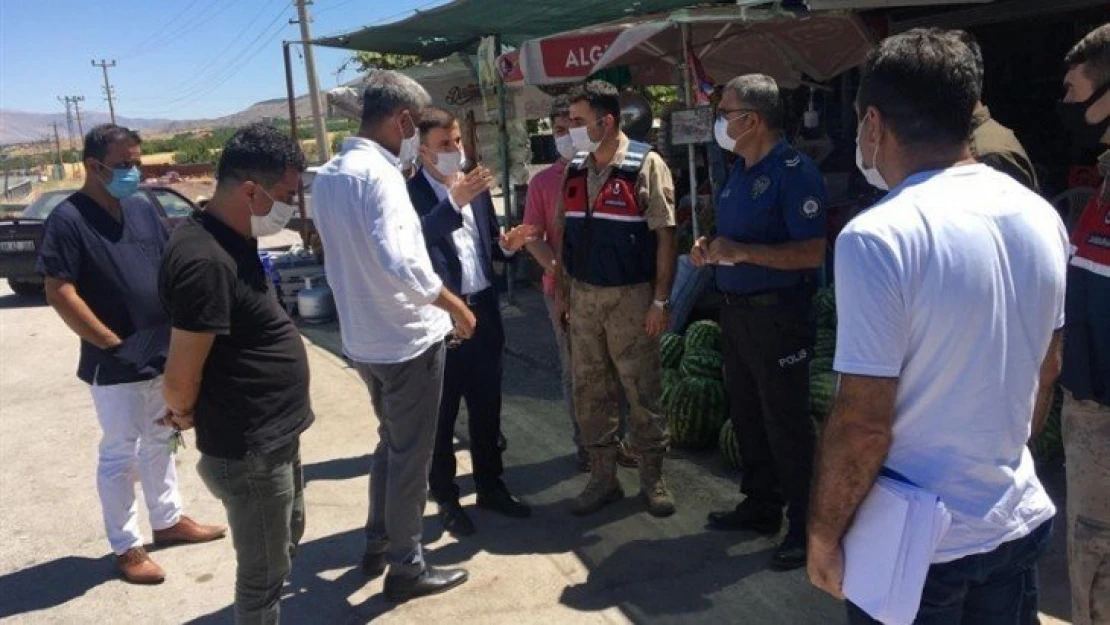 Kale'de, Covid-19 denetimi yoğunlaştırıldı