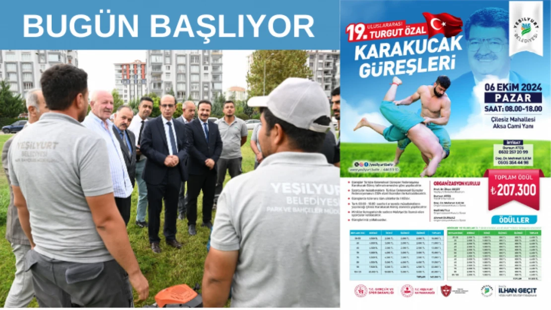 Karakucak Güreşleri bugün başlıyor