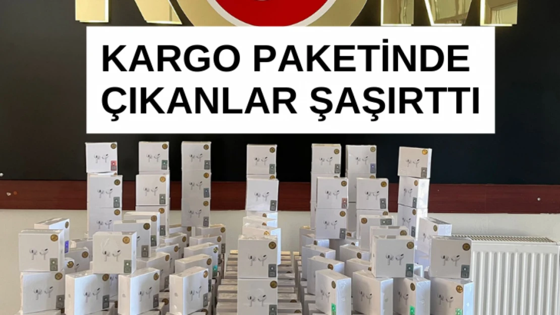 Kargo paketinde çıkanlar şaşırttı