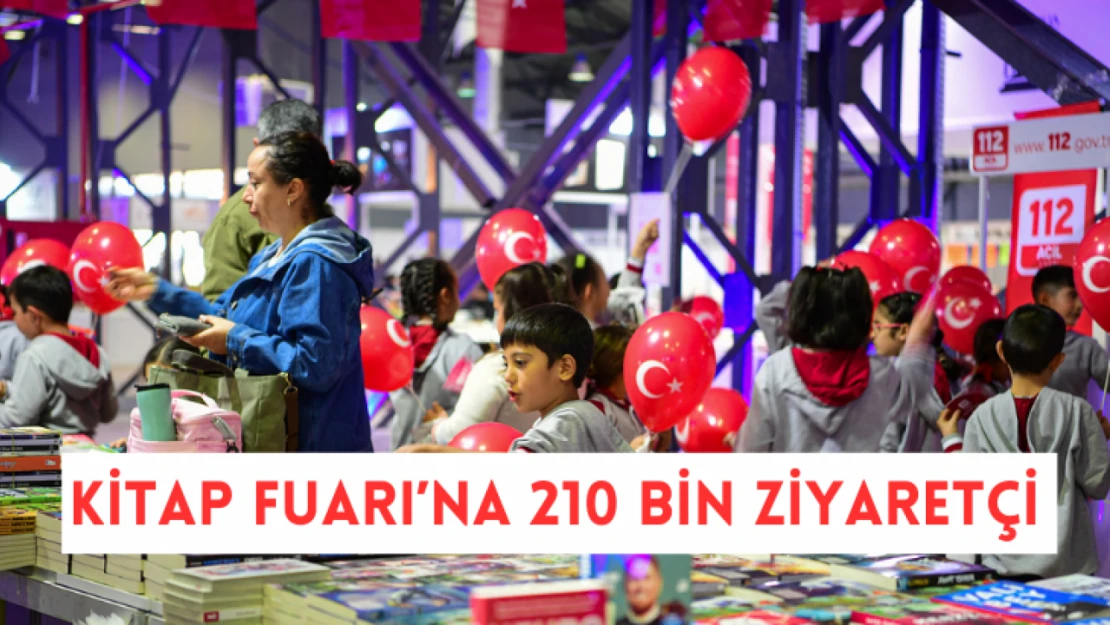 Kitap Fuarı'na 210 bin ziyaretçi