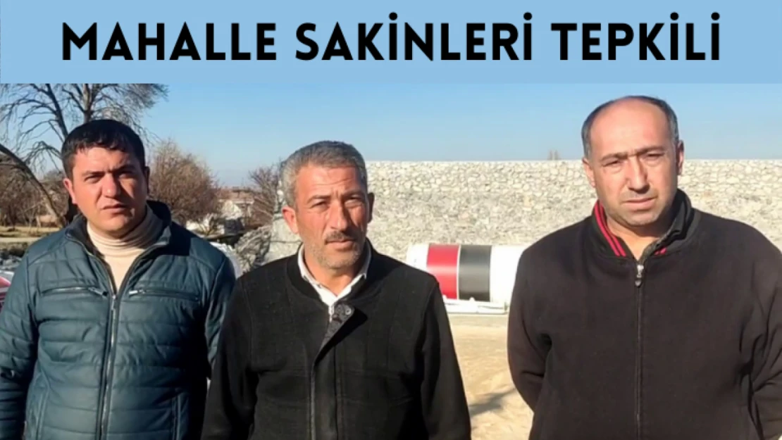 Mahalle sakinleri tepkili