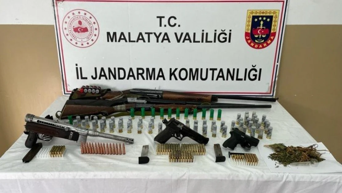 Malatya'da silah ve mühimmat operasyonu