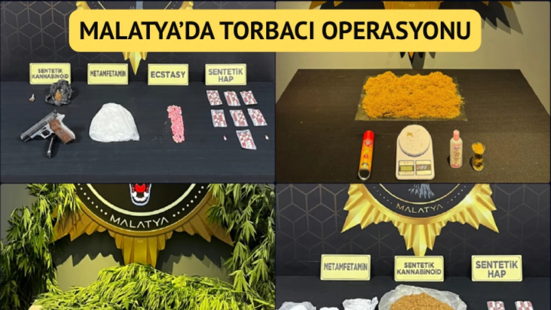 Malatya'da torbacı operasyonu: 8 tutuklama