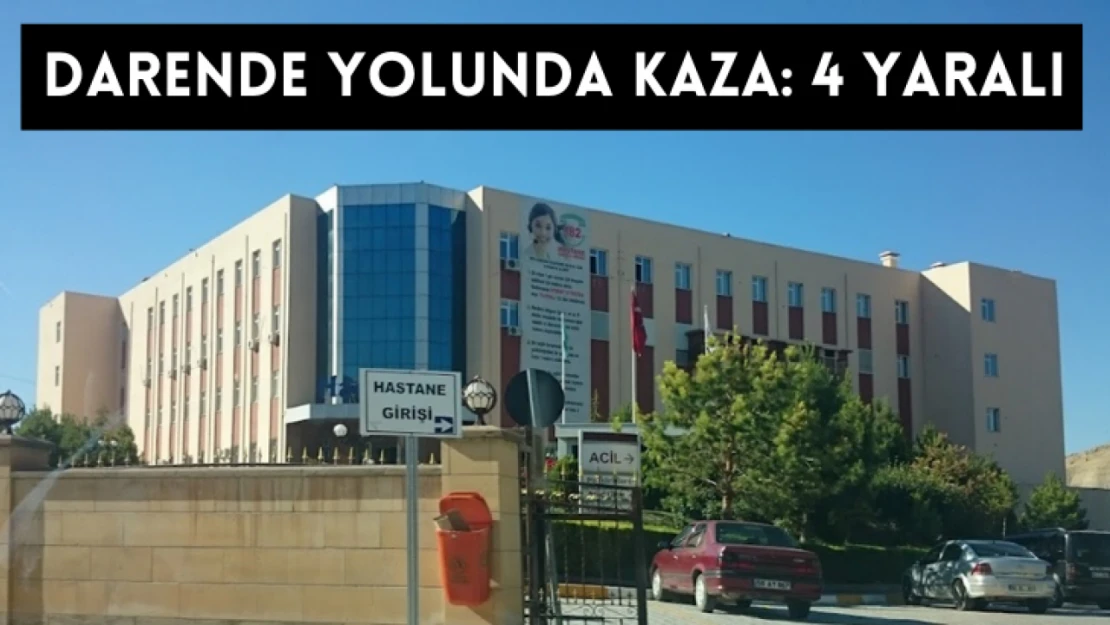 Malatya'da trafik kazası: 4 yaralı