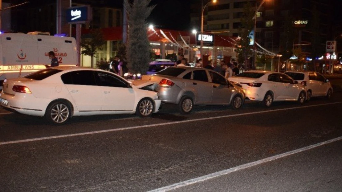 Malatya'da zincirleme trafik kazası