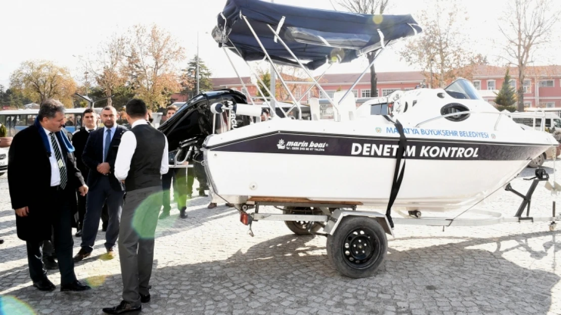 Büyükşehir, denetim kontrol teknesi aldı