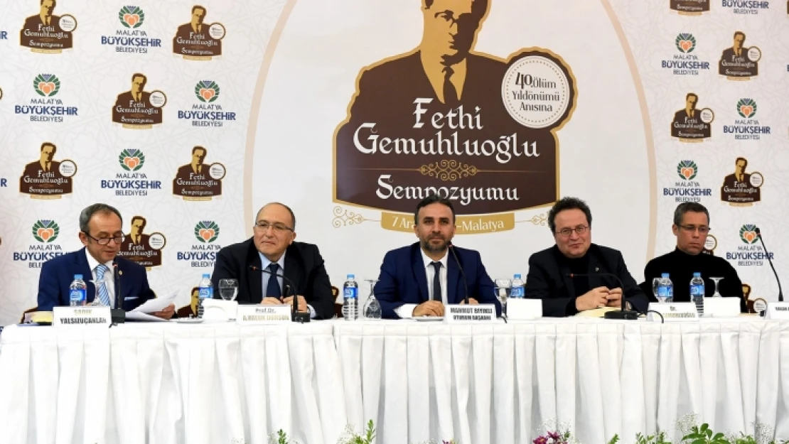 Fethi Gemuhluoğlu sempozyumla anıldı