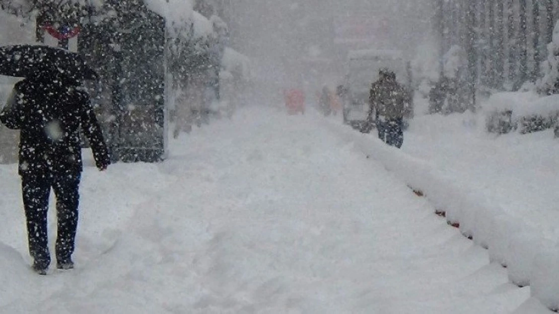 Malatya'ya yoğun kar uyarısı