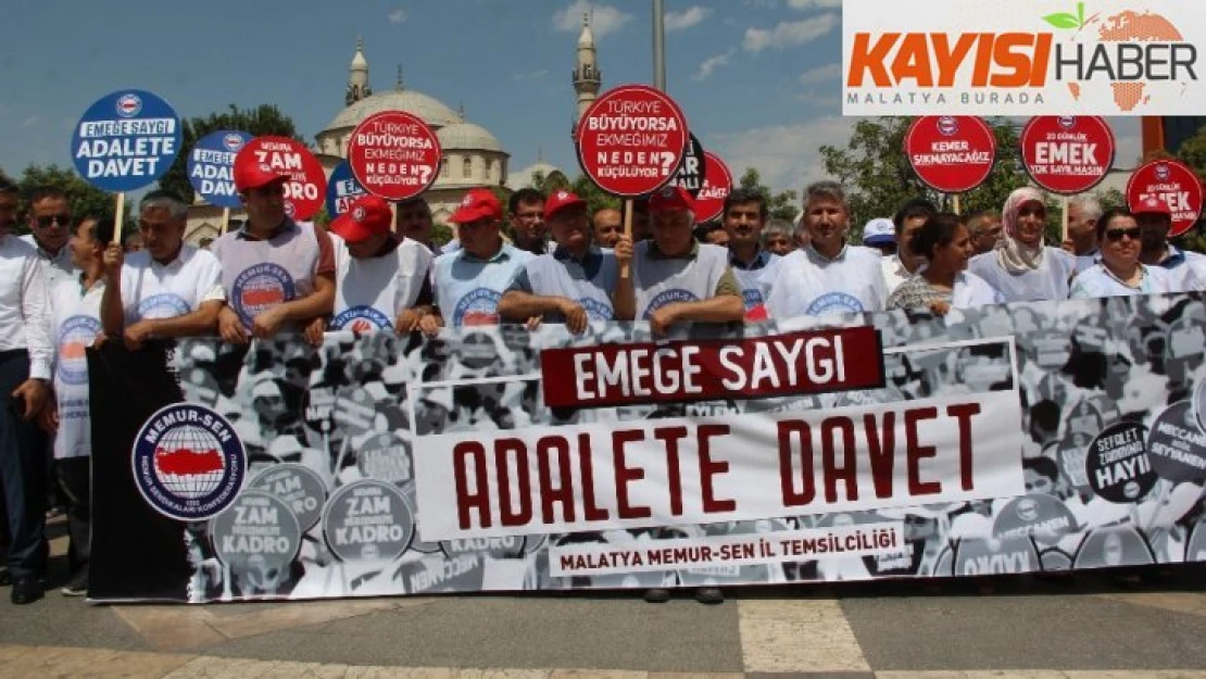 Memur-Senden 'Emeğe Saygı, Adalete Davet 'açıklaması