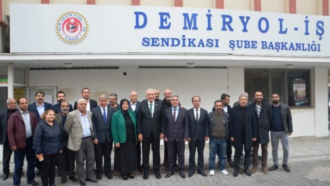 Milletvekili Kahtalı'dan Demiryol-İş Sendikasına ziyaret