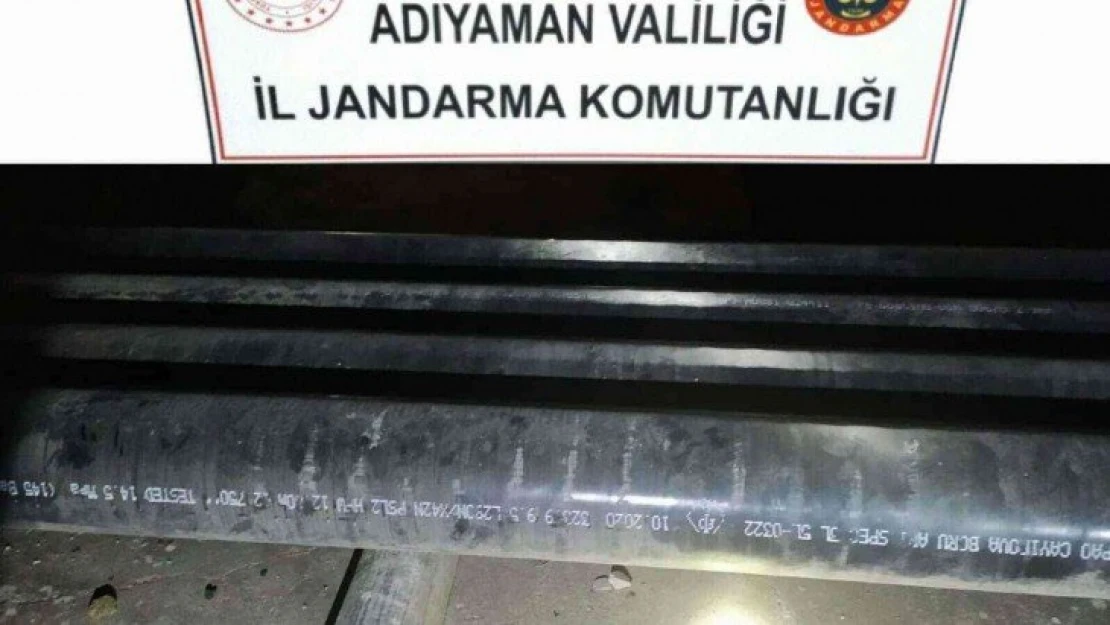 Petrol borularını çalmaya çalışan şahıs yakalandı