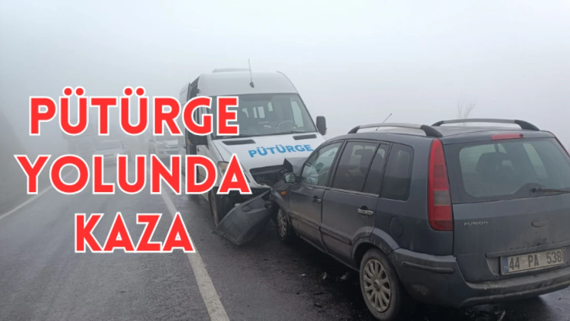 Pütürge yolunda kaza