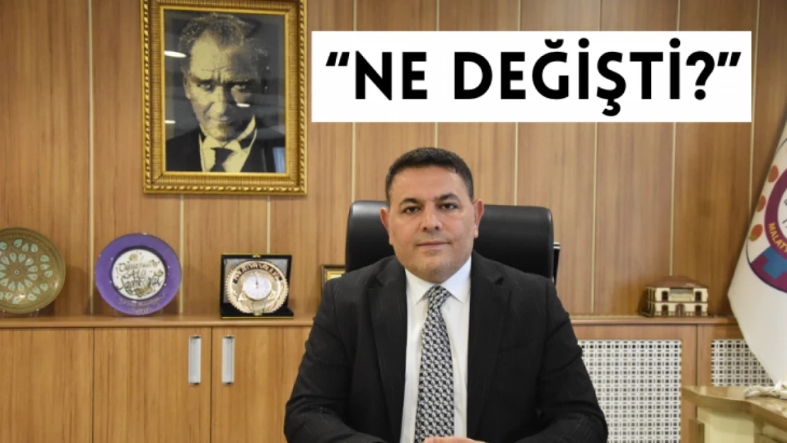 Sadıkoğlu: Ne değişti?