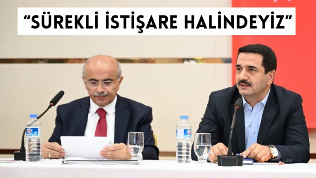 Sami Er: Sürekli istişare halindeyiz