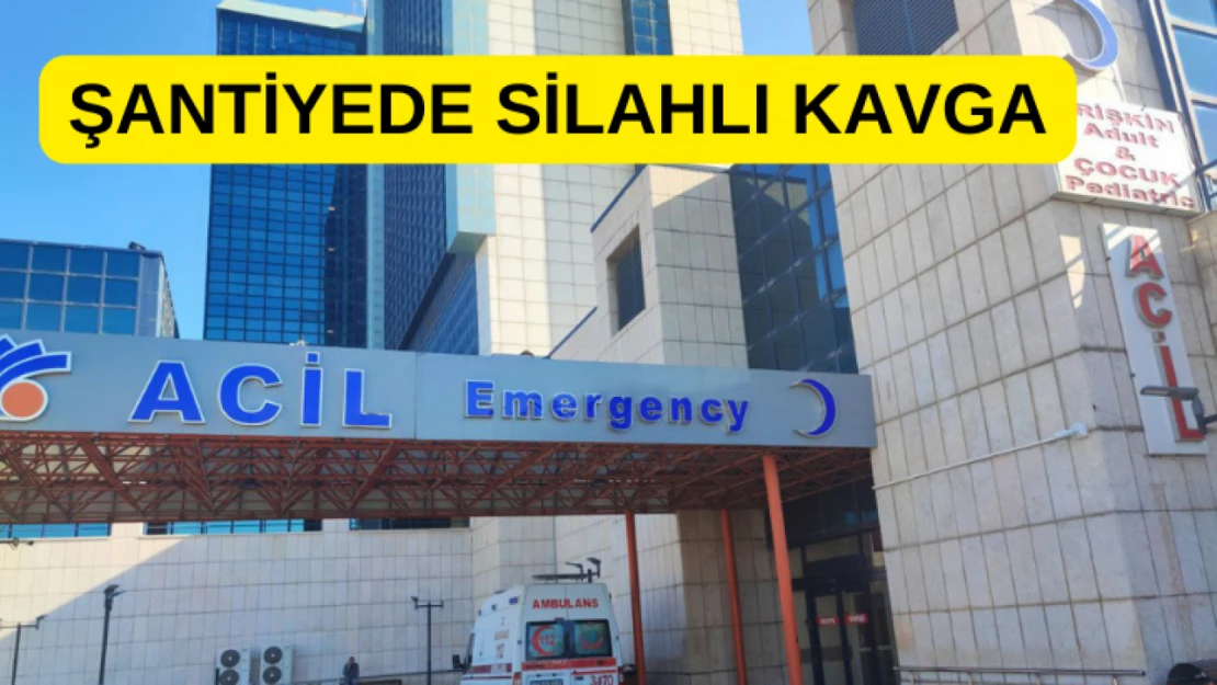 Şantiyede silahlı kavga