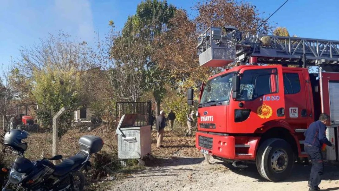 Sobayı yakmak isterken evi yaktı