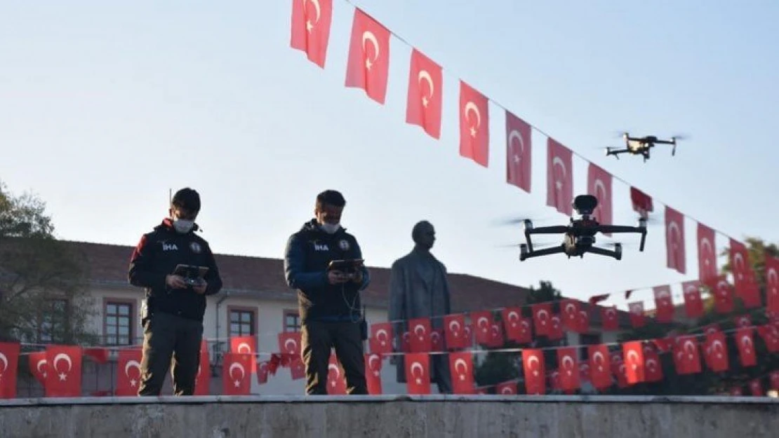 Sokağa çıkma kısıtlamasında droneli denetim